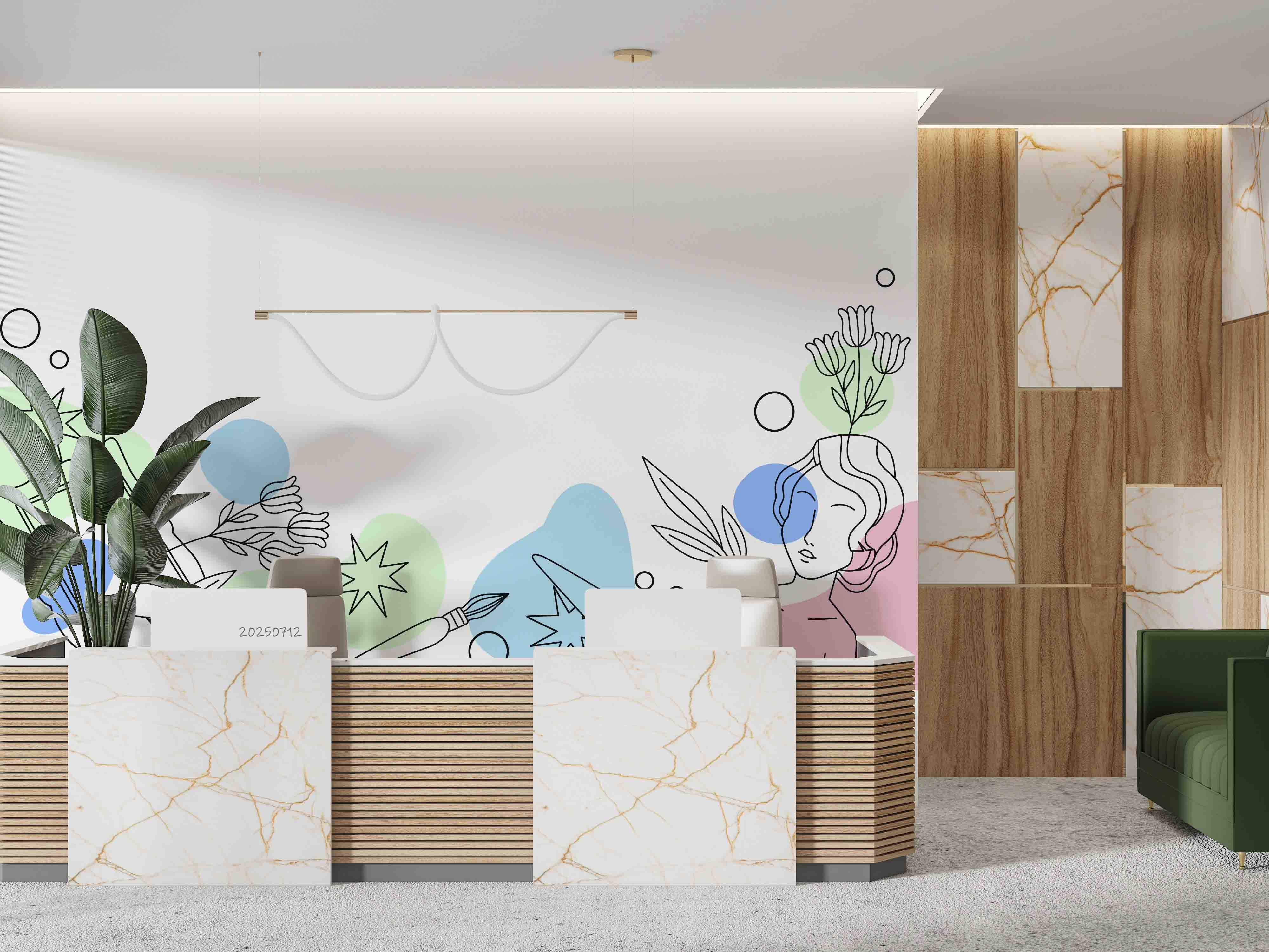 3D Salon Shop Beauty Salon Wall Mural Wallpaper 44