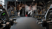 3D Gym Fitness Gymnasium Dumbbell Wall Mural Wallpaper 18