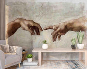 3D Freehand Sketching Hand Crack Wall Mural Wallpaper YXL 2671