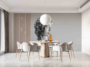 3D Sculpture Woman Hand Gray Wall Mural Wallpaper YXL 2443