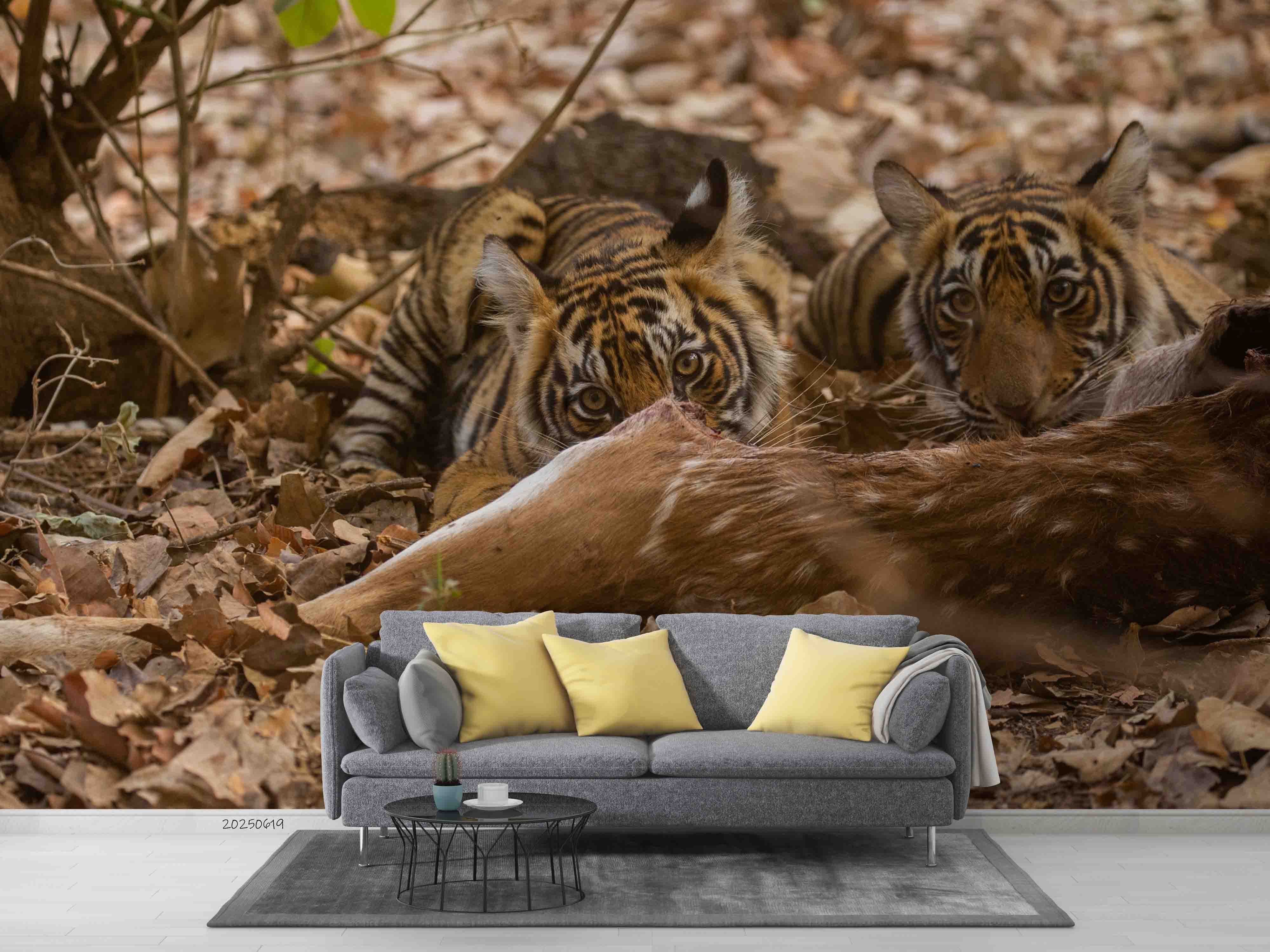 3D Animals Nature Wild Tiger Wallpaper Wall Mural Wall Decor Wall Art Wall Sticker Remoable Wallpaper 11