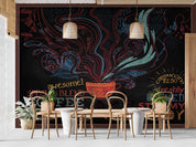 3D Restaurant Snack Bar Coffee Shop Wall Mural Wallpaper 66