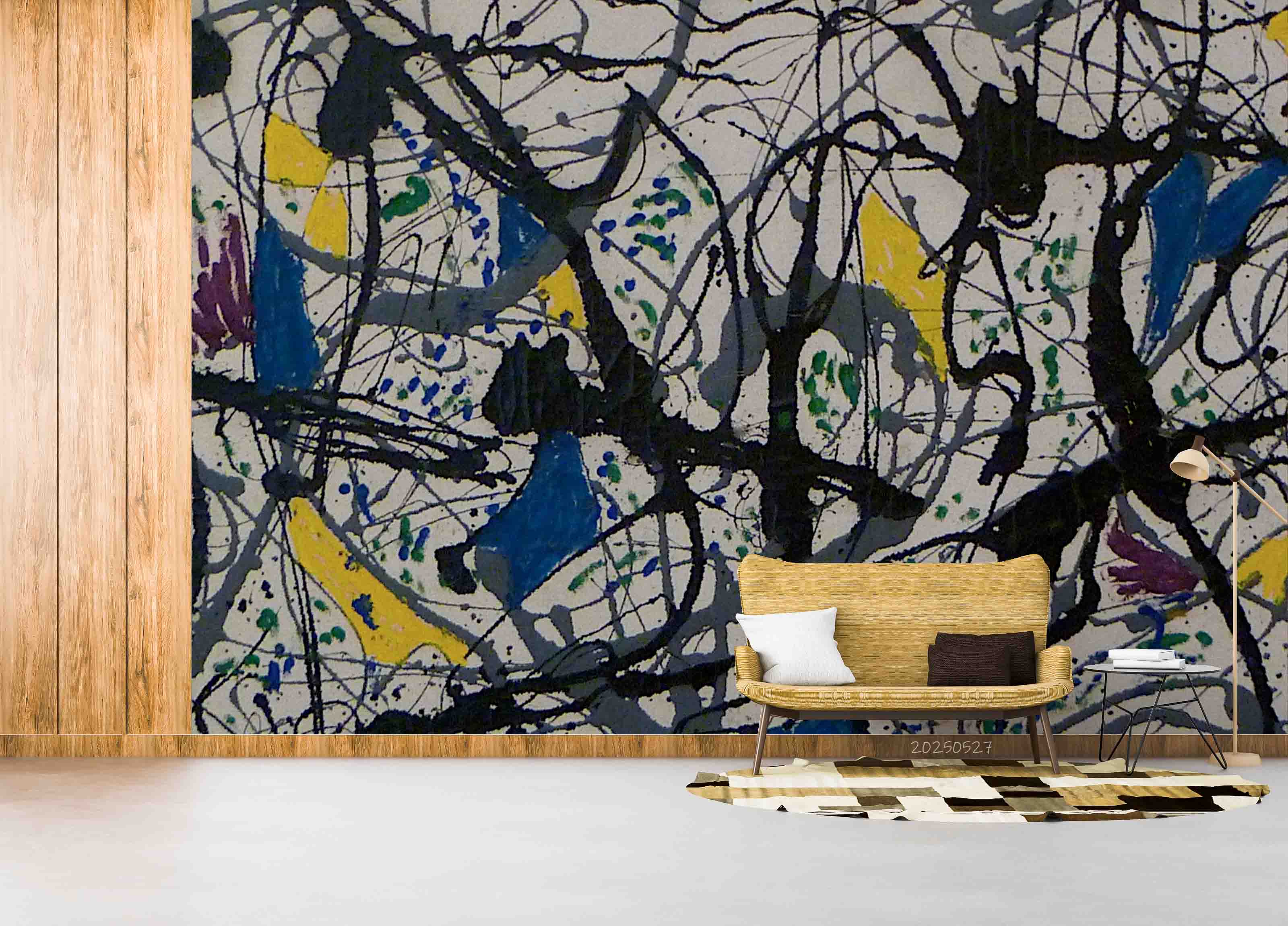 3D Artist's Abstract Painting Graffiti Artwork Wallpaper Wall Mural Wall Decor Wall Art Wall Sticker Remoable Wallpaper 13