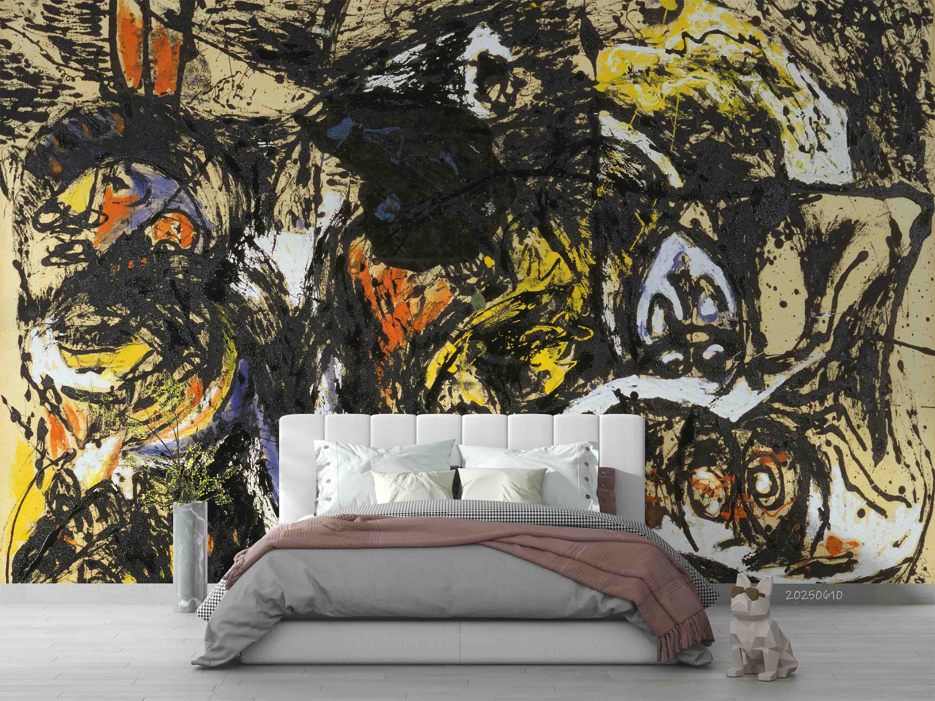 3D Artist's Abstract Painting Graffiti Artwork Wallpaper Wall Mural Wall Decor Wall Art Wall Sticker Remoable Wallpaper 70