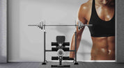 3D Gym Fitness Gymnasium Wall Mural Wallpaper 73
