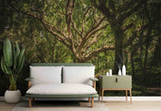 3D Summer Forest Tree Leaves Wall Mural Wallpaper GD 4935- Jess Art Decoration