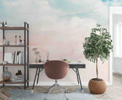 3D Watercolor Pastel Sky Background Wall Mural Wallpaper GD 3539- Jess Art Decoration