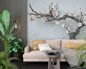 3D Aged Care Retirement Home Gerocomium Rest Home Floral Tree Wall Mural Wallpaper 32