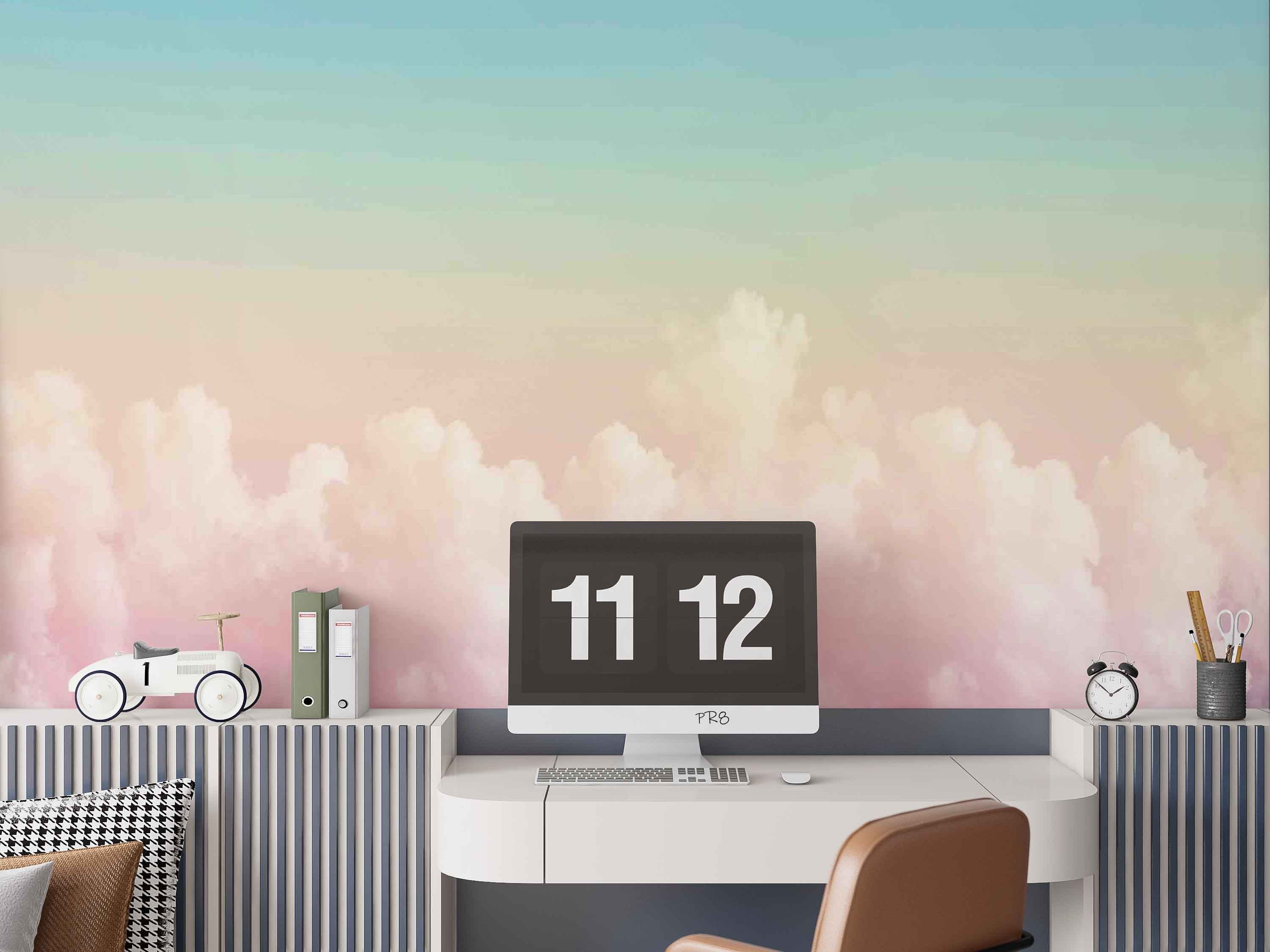 3D Colorful Sky Cloud Scenery Wall Mural Wallpaper GD 4530- Jess Art Decoration