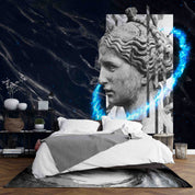 3D Sculpture Head Crack Wall Mural Wallpaper YXL 2415