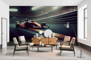 3D Red F1 Formula Racing Wallpaper Wall Mural Wall Decor Wall Art Wall Sticker Remoable Wallpaper