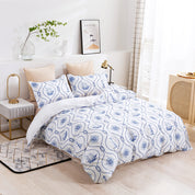 3D Boat Rudder Lighthouse Pattern Blue Quilt Cover Set Bedding Set Duvet Cover Pillowcases 278- Jess Art Decoration