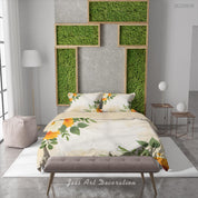 3D Floral Morning Glory Leaf Bird Butterfly Quilt Cover Set Bedding Set Duvet Cover Pillowcase 363
