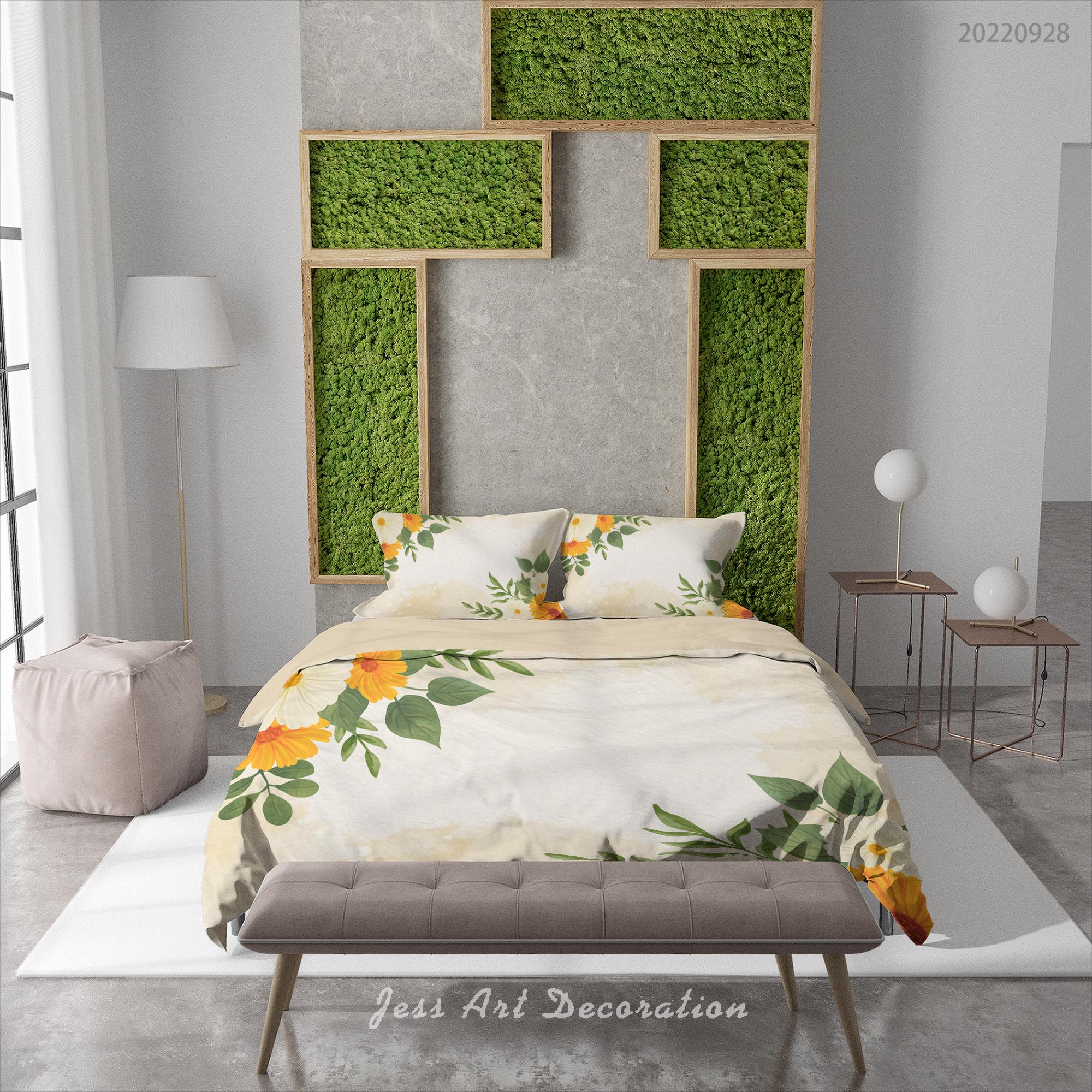 3D Floral Morning Glory Leaf Bird Butterfly Quilt Cover Set Bedding Set Duvet Cover Pillowcase 363