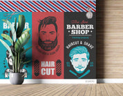 3D Barber Shop Hair Salon Haircut Specialist Wall Mural Wallpaper 10