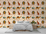 3D Egyptian Decorative Pattern Background Wallpaper Wall Mural Wall Decor Wall Art Wall Sticker Remoable Wallpaper LQH