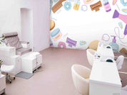 3D Salon Shop Beauty Salon Manicure Set Manicure Tools Wall Mural Wallpaper 51