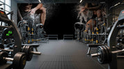 3D Gym Fitness Gymnasium Dumbbell Wall Mural Wallpaper 31