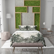 3D Forest Tree Quilt Cover Set Bedding Set Duvet Cover Pillowcase 684