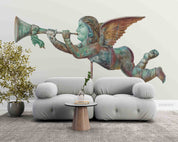 3D Hand Drawn Angel Sculpture Wallpaper Wall Mural Wall Decor Wall Art Wall Sticker Remoable Wallpaper LQH