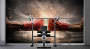 3D Arm Boxing Glove Ignis Fist Bump Wall Mural Wallpaper YXL 110