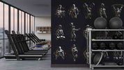3D Gym Fitness Gymnasium Dumbbell Wall Mural Wallpaper 24