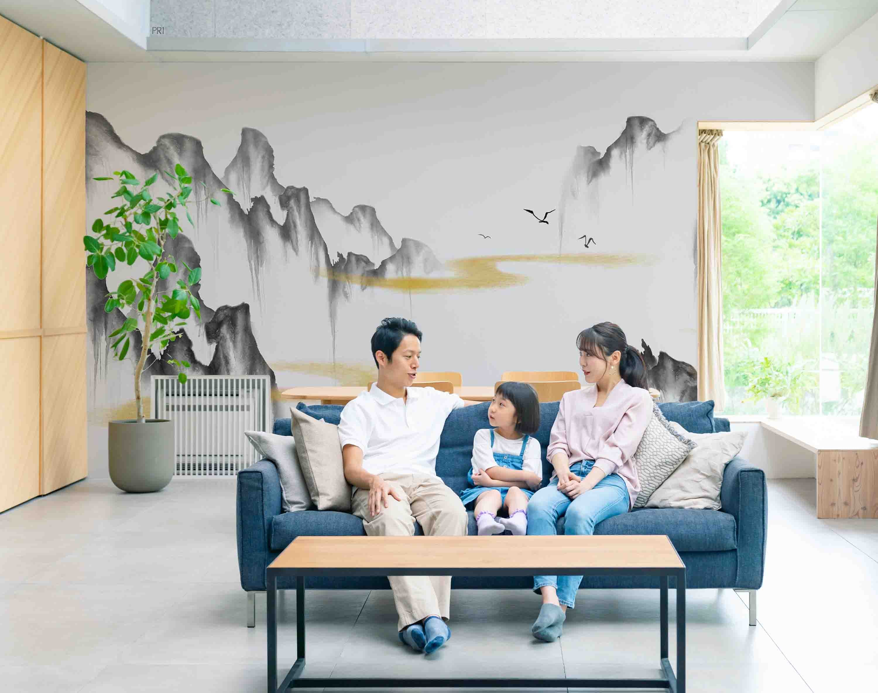 3D Chinese Landscape Painting Ink Painting Wall Mural Wallpaper GD 3632- Jess Art Decoration