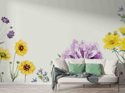 3D Colorful Floral Border Wall Mural Wallpaper GD 3453- Jess Art Decoration