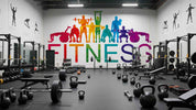 3D Gym Fitness Gymnasium Dumbbell Wall Mural Wallpaper 49