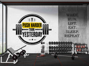 3D Gym Fitness Gymnasium Dumbbell Wall Mural Wallpaper 53