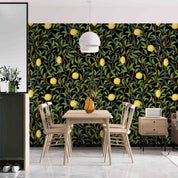3D Vintage Lemon Green Leaf William Morris Pattern Wallpaper Wall Mural Wall Decor Wall Art Wall Sticker Remoable Wallpaper