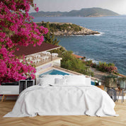 3D Sea Villa Floral Mountain Tree Grassland Wall Mural Wallpaper YXL 2568