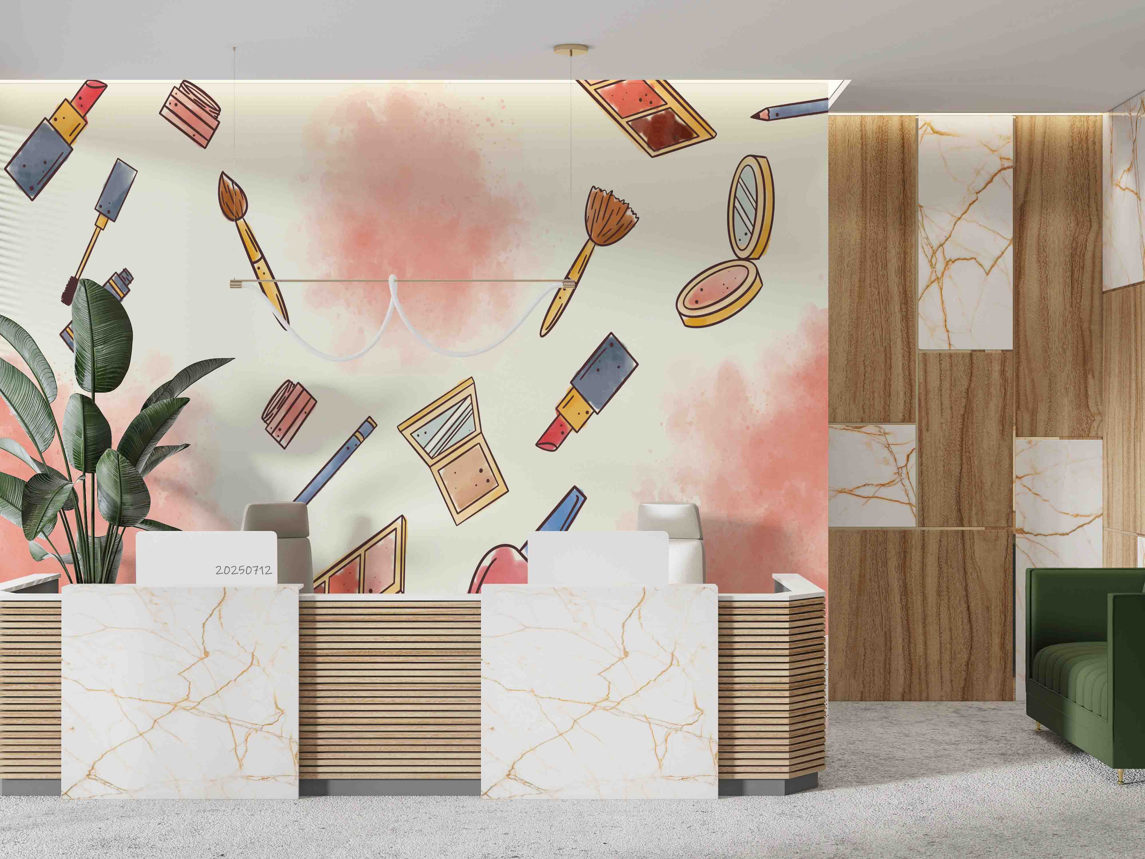 3D Salon Shop Beauty Salon Wall Mural Wallpaper 4