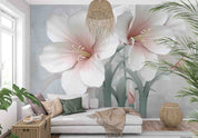 3D Aged Care Retirement Home Gerocomium Rest Home Floral Lily Wall Mural Wallpaper 22