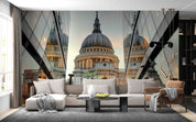 3D St Paul's Cathedral Dusk London Wall Mural Wallpaper GD 4358- Jess Art Decoration