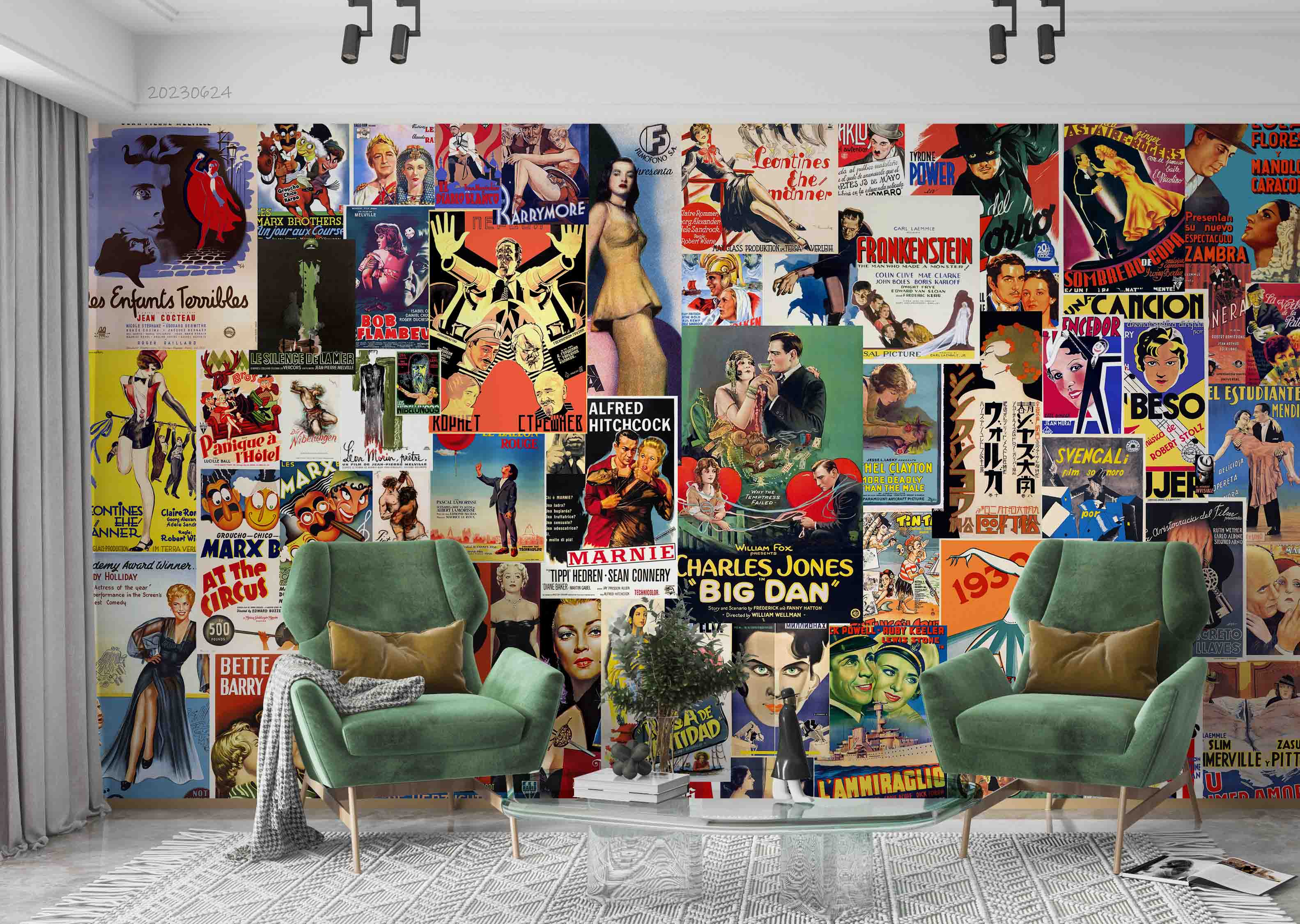 3D Movie Poster Wall Mural Wallpaper YXL 23- Jess Art Decoration