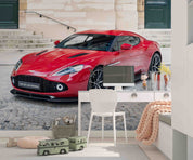 3D Red Sports Car Pattern Wallpaper Wall Mural Wall Decor Wall Art Wall Sticker Remoable Wallpaper