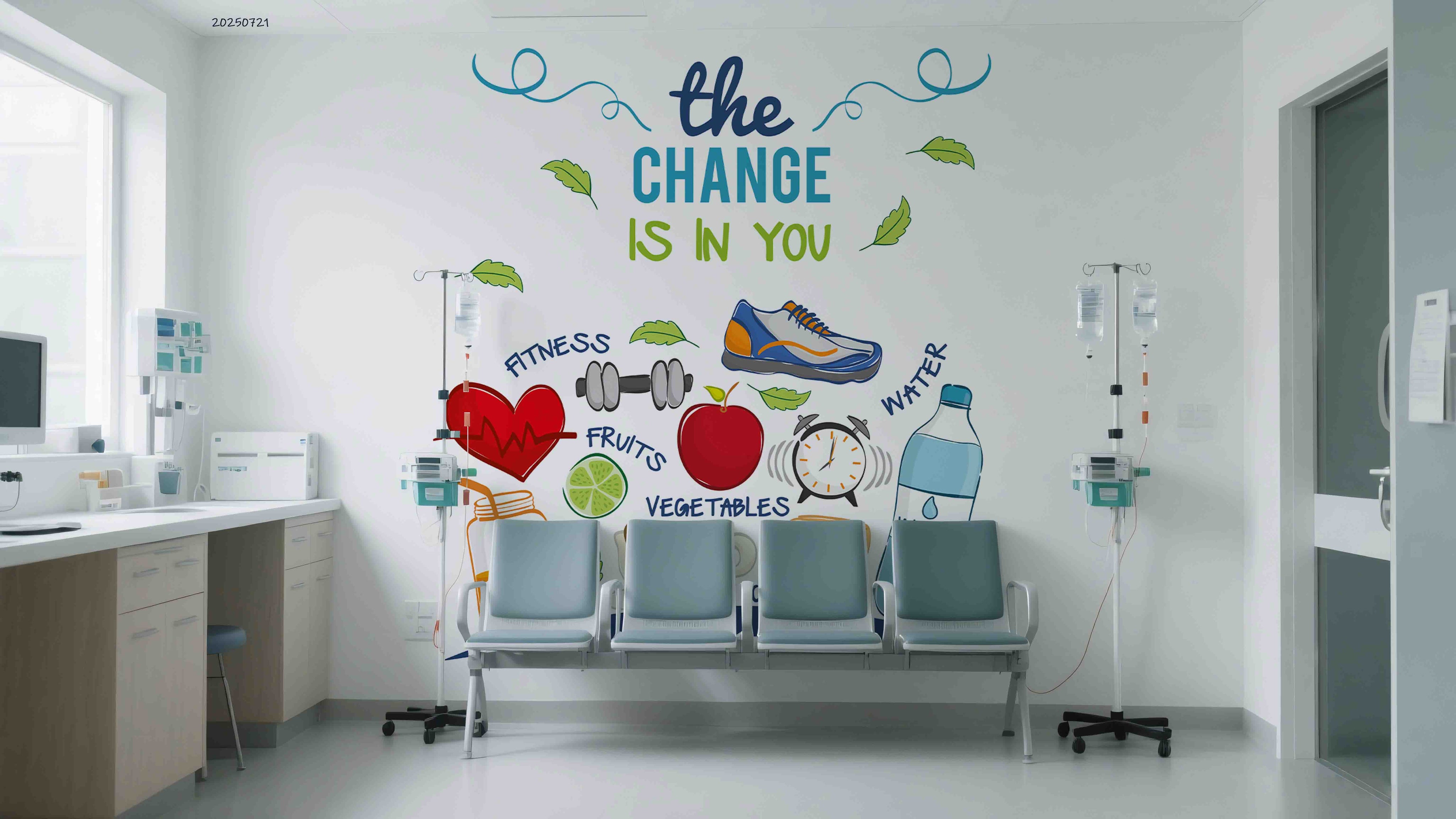 3D Clinic Hospital Rehabilitation Center Medical Healthcare Wall Mural Wallpaper 19