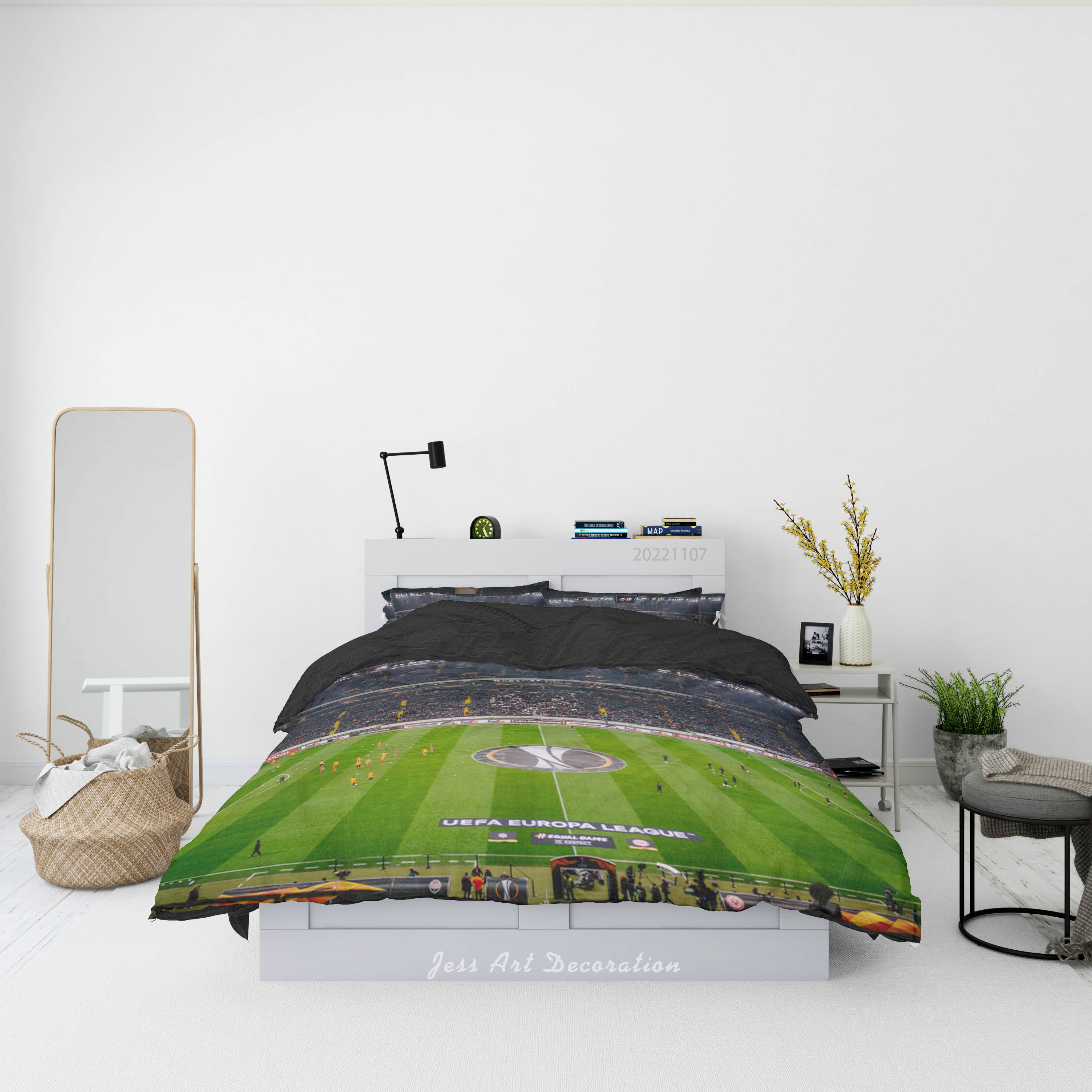 3D Frankfurt Football Field Spectator Seats Person Quilt Cover Set Bedding Set Duvet Cover Pillowcase 738