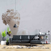 3D Sculpture Woman Hair Wall Mural Wallpaper YXL 2470