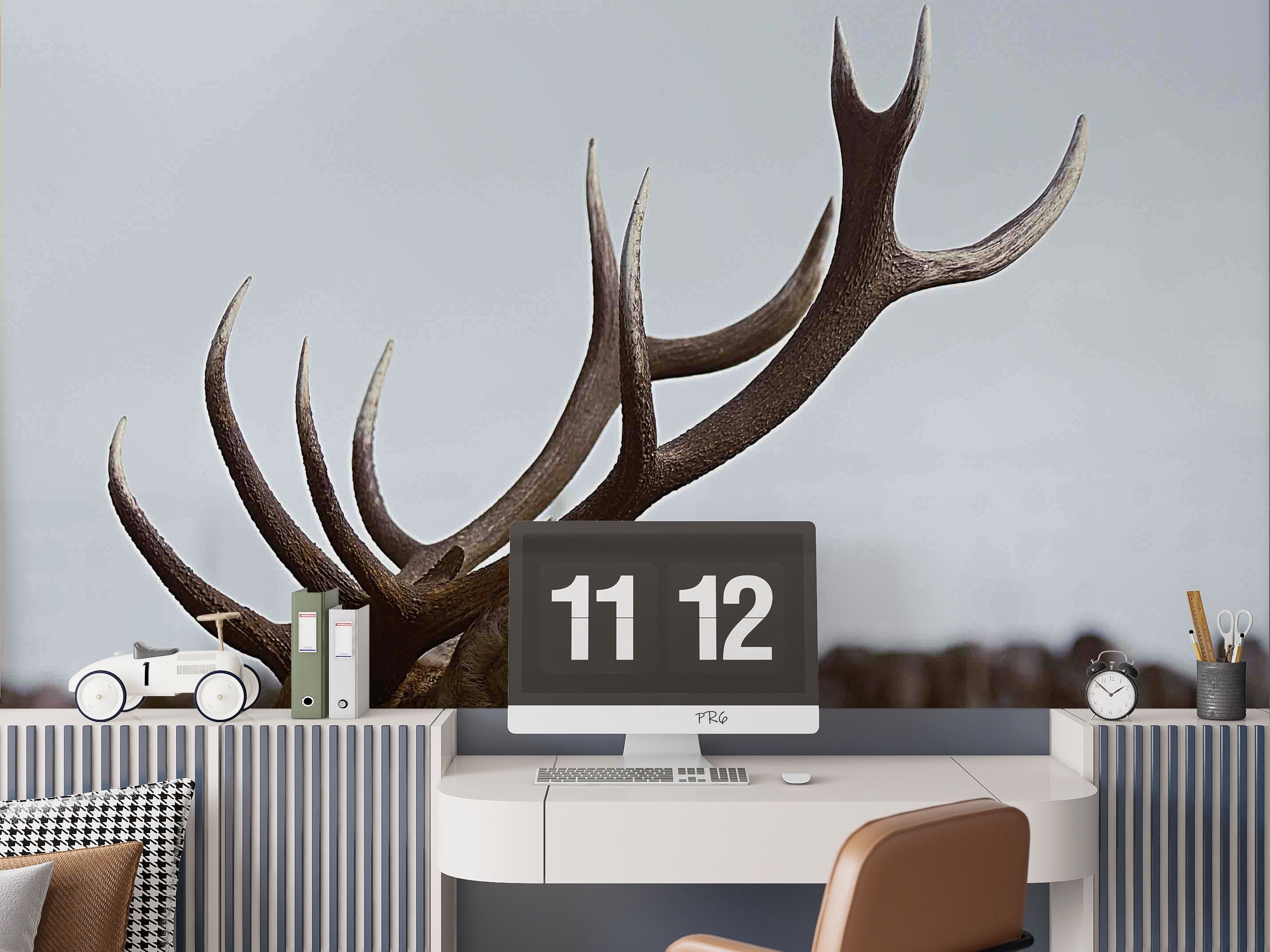 3D Animal Corner Mountain Wall Mural Wallpaper YXL 18- Jess Art Decoration