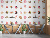 3D Hand Drawn Candy Watercolor Style Wall Mural Wallpaper GD 5251- Jess Art Decoration