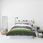 3D Marseilles Football Field Spectator Seats Cloud Sky Quilt Cover Set Bedding Set Duvet Cover Pillowcase 785