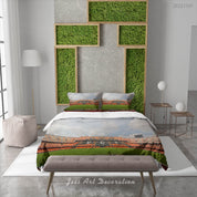 3D Valencia Football Field Spectator Seats Sky Quilt Cover Set Bedding Set Duvet Cover Pillowcase 848