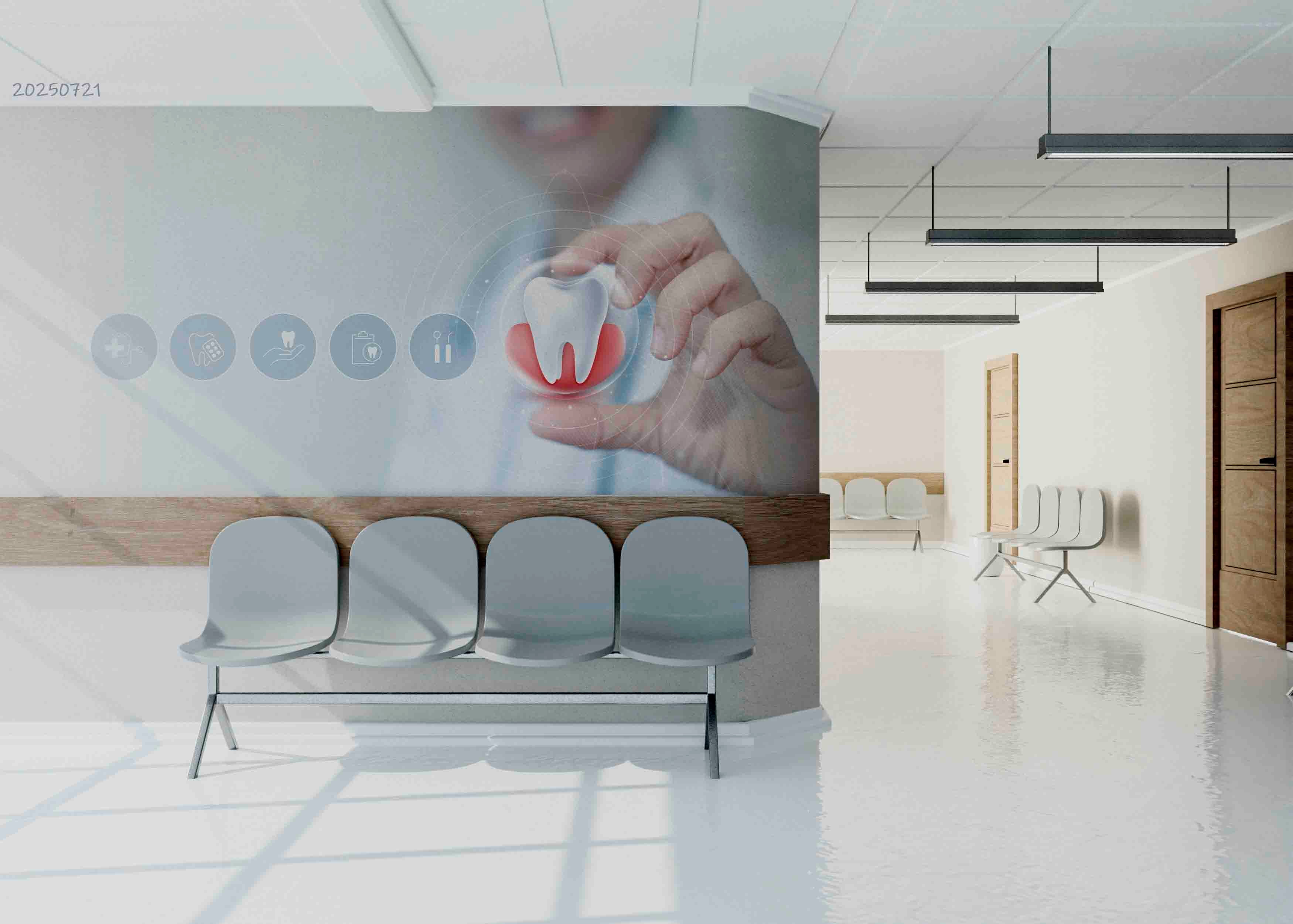 3D Clinic Hospital Rehabilitation Center Medical Healthcare Dental Stomatology  Wall Mural Wallpaper 22