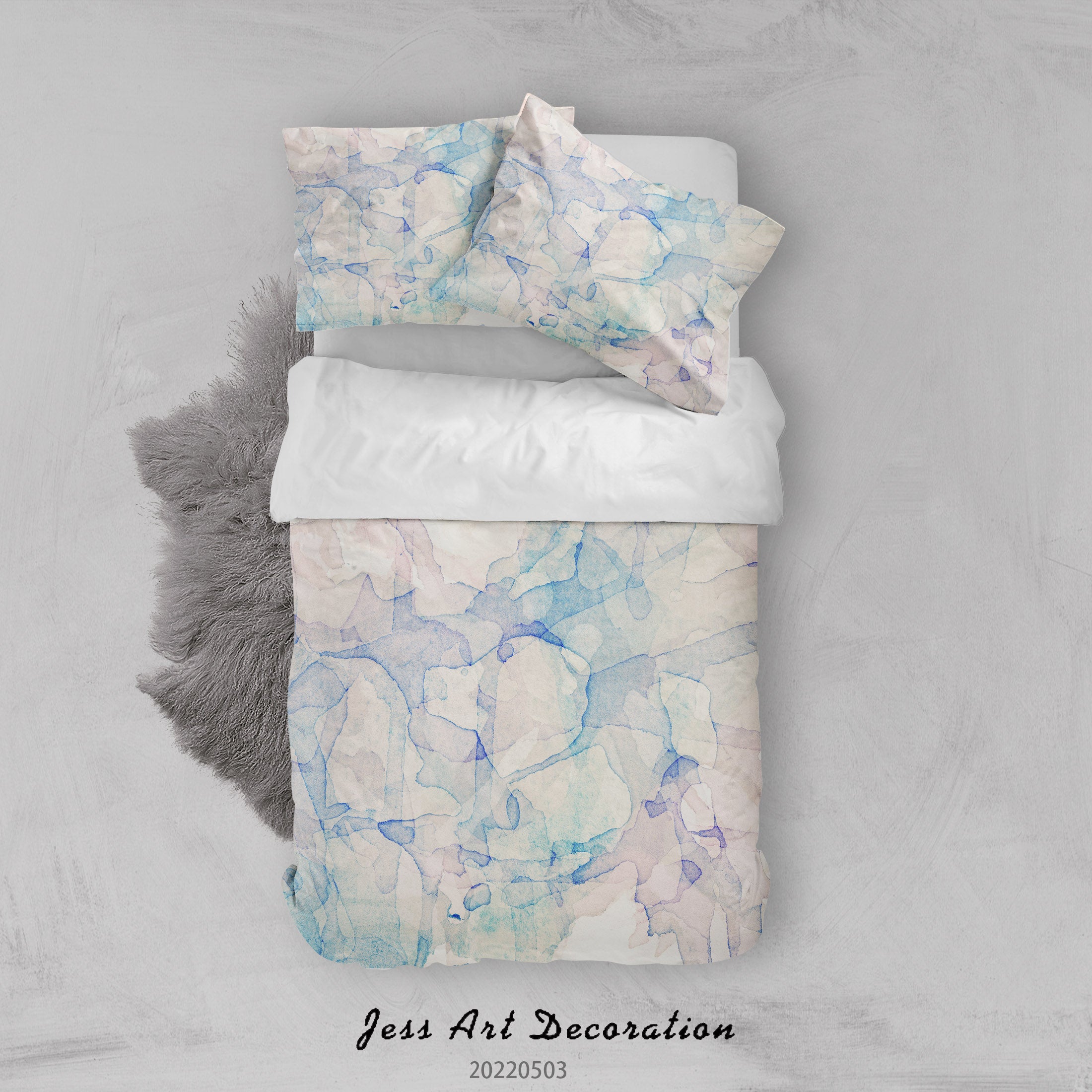 3D Ink And Wash Quilt Cover Set Bedding Set Duvet Cover Pillowcase 467