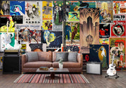 3D Cartoon Figure Book Wall Mural Wallpaper YXL 20- Jess Art Decoration