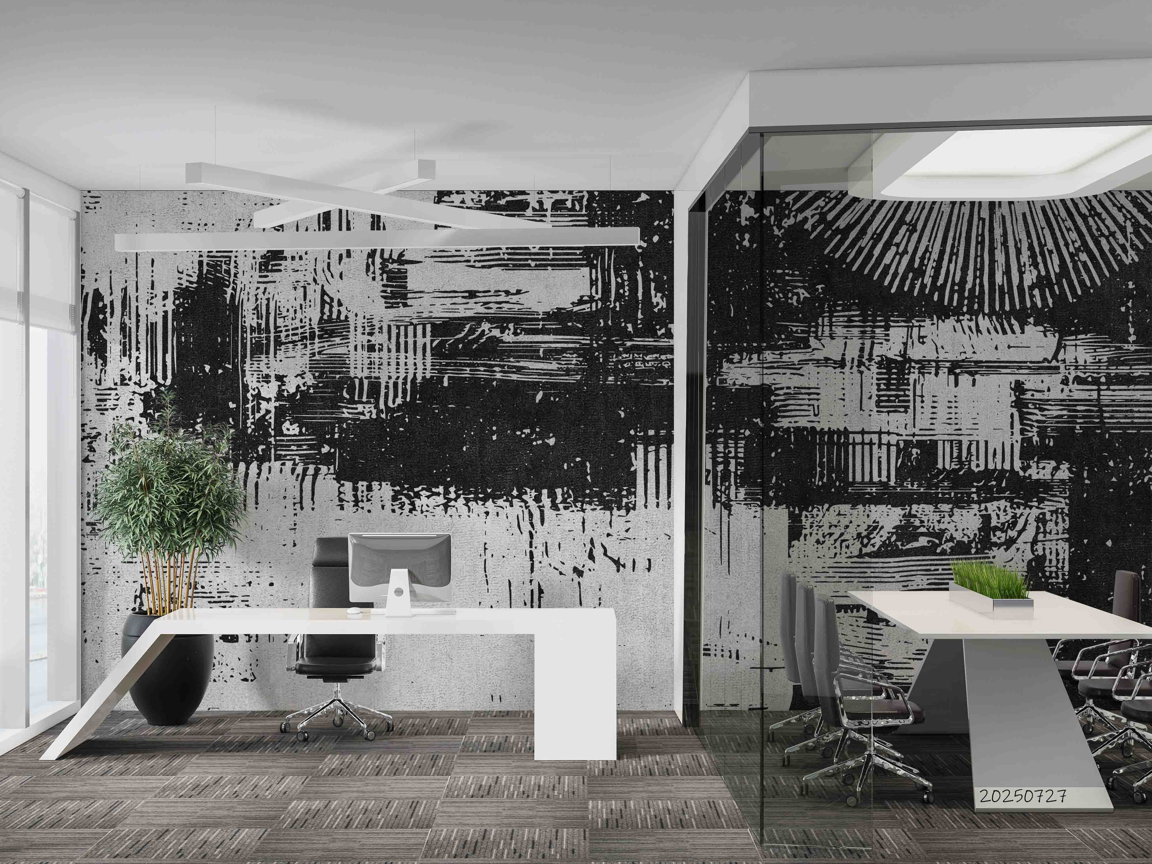 3D Office Business Technology Abstract Wall Mural Wallpaper 14