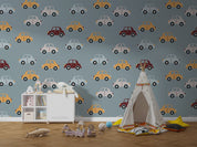 3D Cartoon Car Pattern Kids Wall Mural Wallpaper GD 4125- Jess Art Decoration