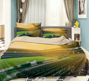 3D Sporting Lisbon Football Field Spectator Seats Quilt Cover Set Bedding Set Duvet Cover Pillowcase 806